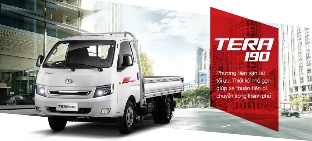 Xe tải Teraco TERA190SL máy dầu - Trọng tải 1,9 tấn - Động cơ Hyundai